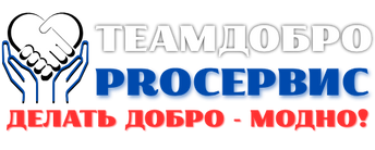 TeamДoбрo l ProСервис l Делать добро - модно l
