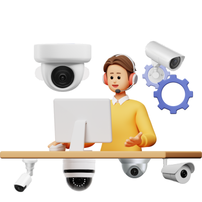 Монтаж систем видеонаблюдения и CCTV 10015